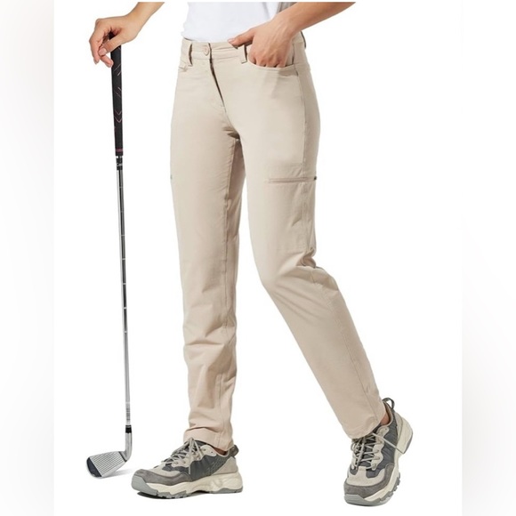 Willit Women's Golf Pants Hiking Cargo Pants Quick Dry Lightweight Outdoor spf - Picture 1 of 8